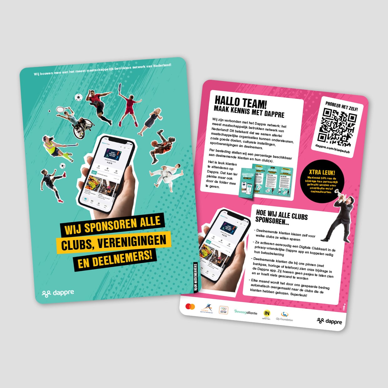 Flyer voor medewerkers
